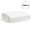 presenning 4x8 m 650 g/m² hvid