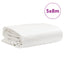 presenning 5x8 m 650 g/m² hvid