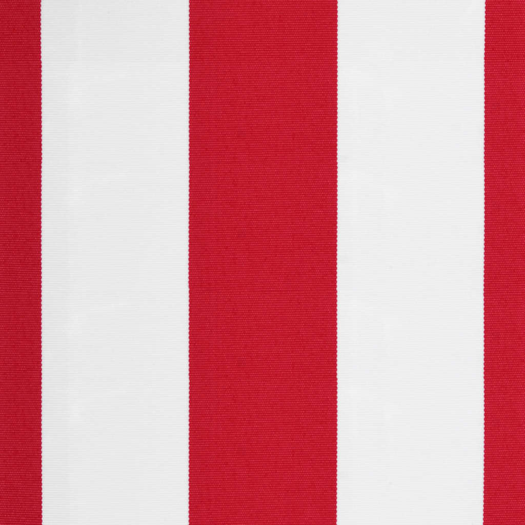 udskiftningsdug til markise 500x350 cm polyester rød og hvid