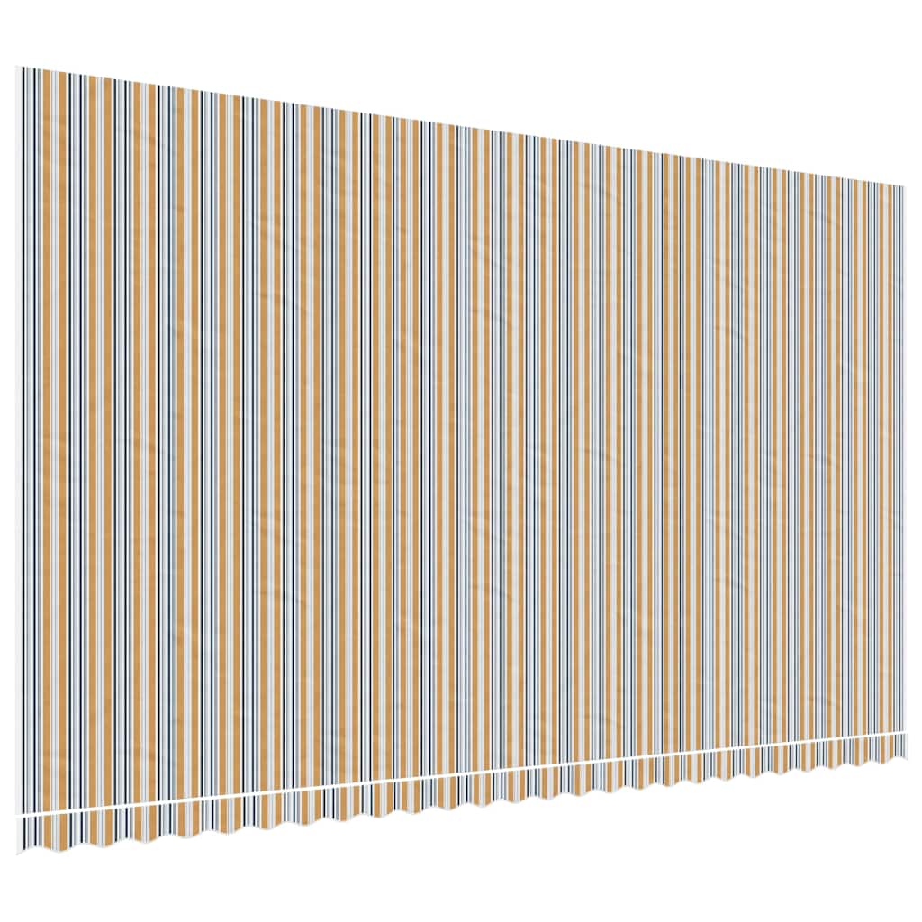 udskiftningsdug til markise 600x350 cm polyester flerfarvet