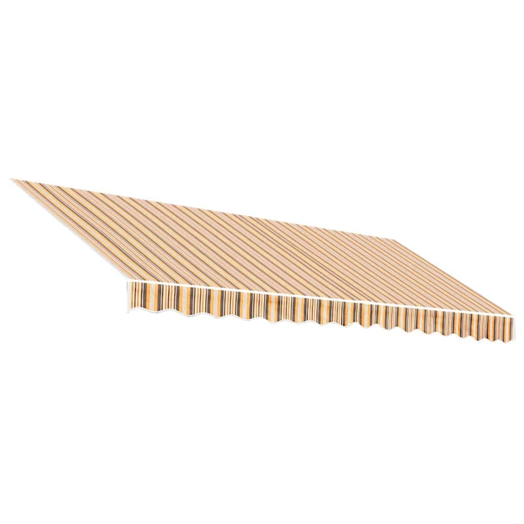 udskiftningsdug til markise 400x350 cm polyester flerfarvet