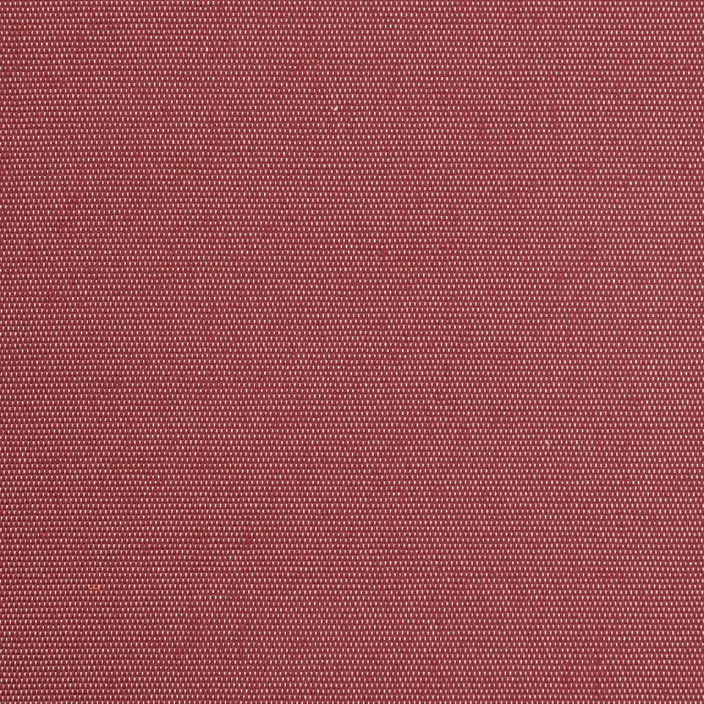 volant til markisedug 450 cm stribet bordeauxfarvet