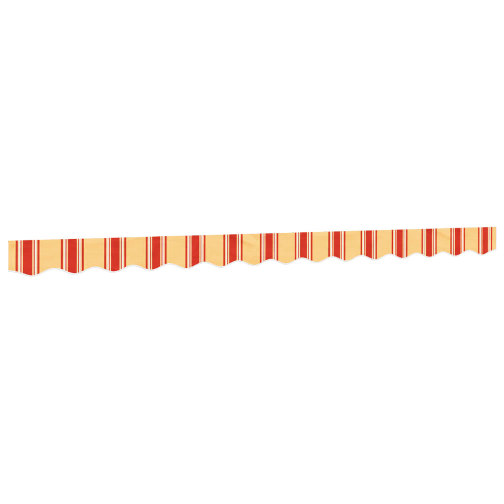volant til markisedug 350 cm stribet gul og orange