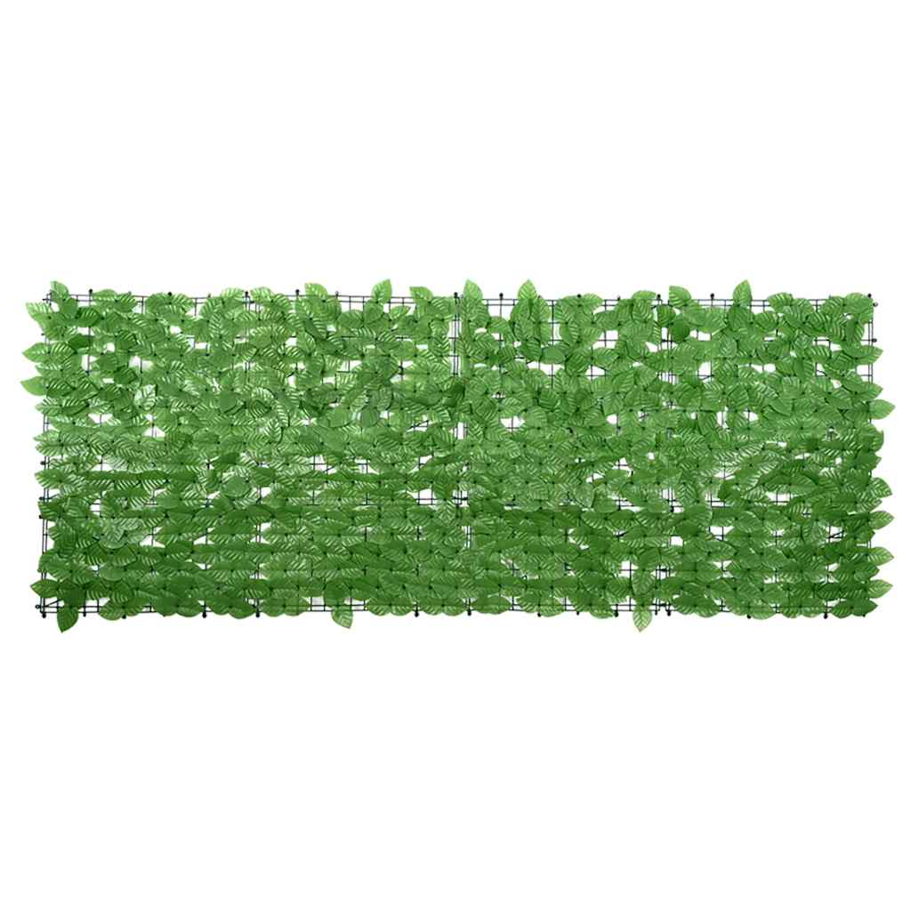 altanafskærmning 200x75 cm grønne blade