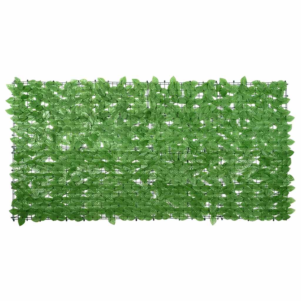 altanafskærmning 200x100 cm grønne blade