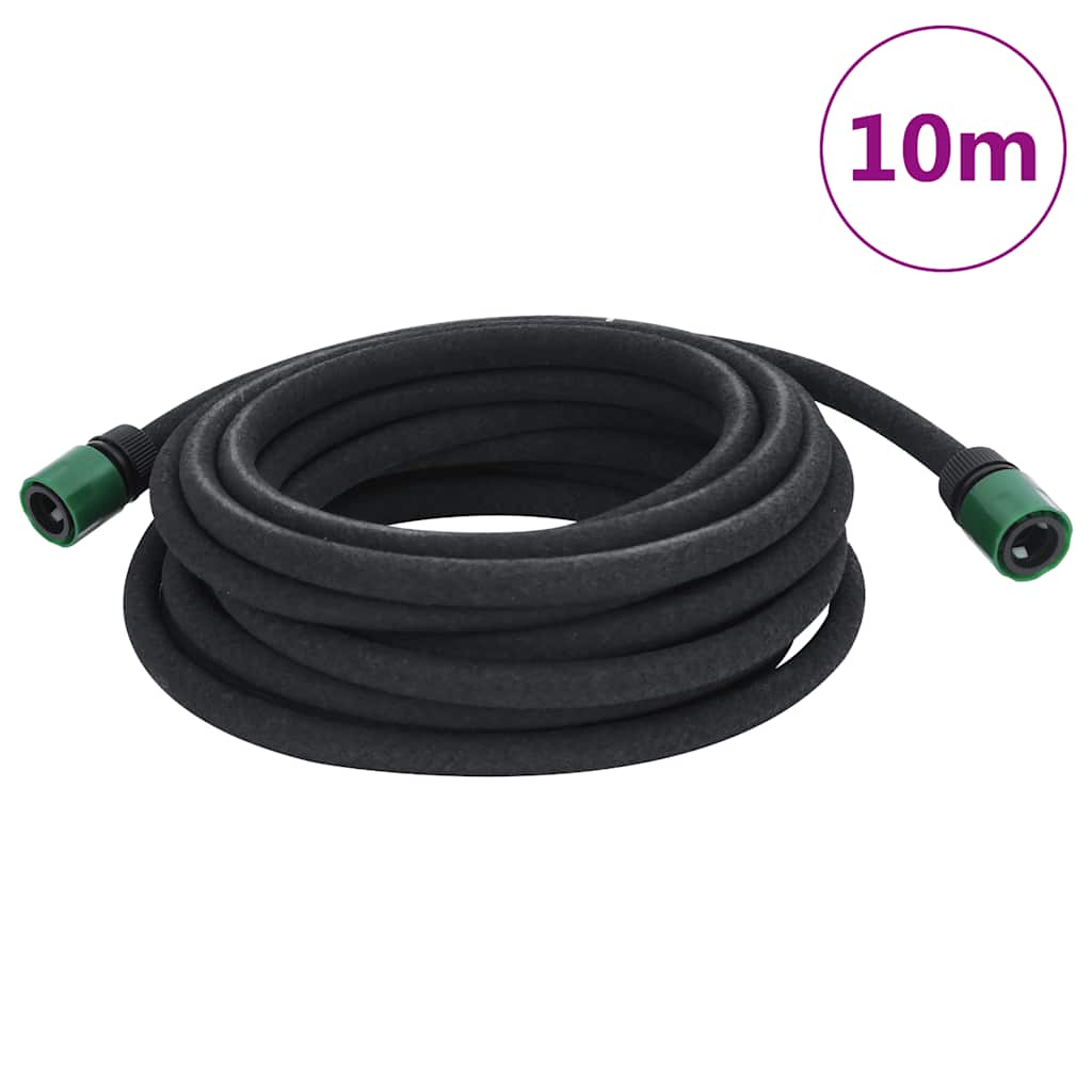 siveslange 0,6" 10 m gummi sort