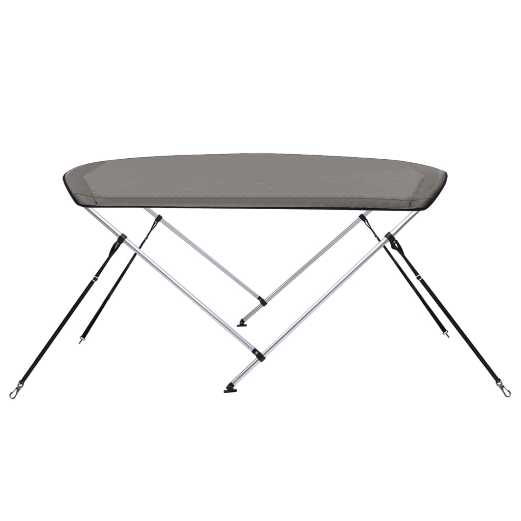biminitop med 2 buer 180x130x110 cm grå