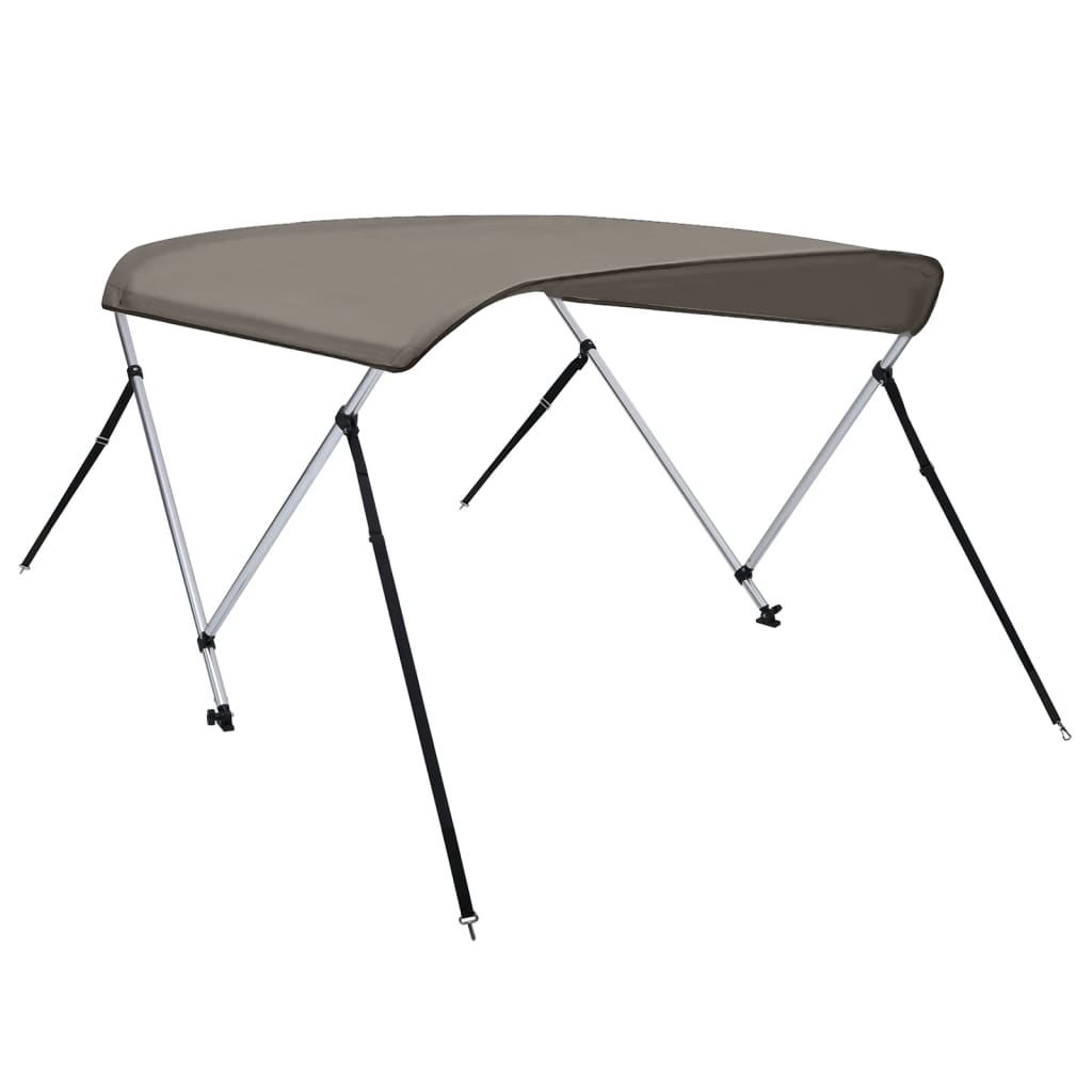 biminitop med 2 buer 180x150x110 cm grå