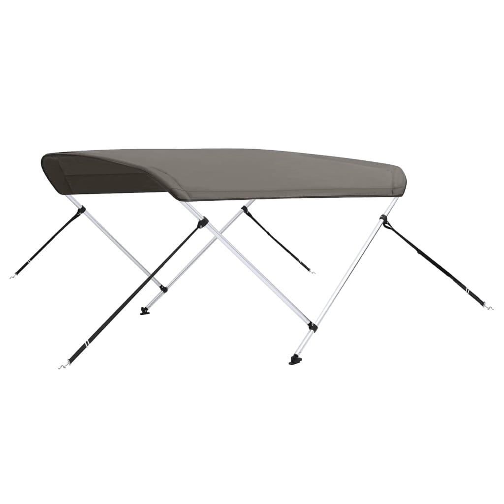 biminitop med 2 buer 180x150x110 cm grå