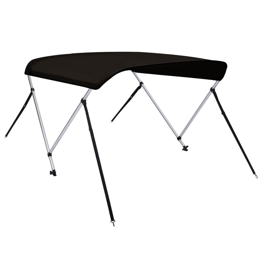 biminitop med 2 buer 150x120x110 cm sort