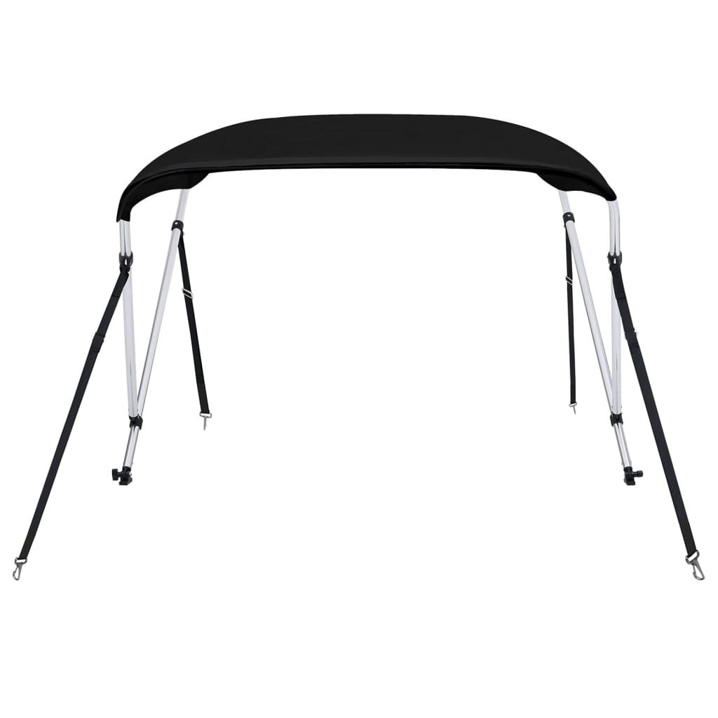 biminitop med 2 buer 180x130x110 cm sort