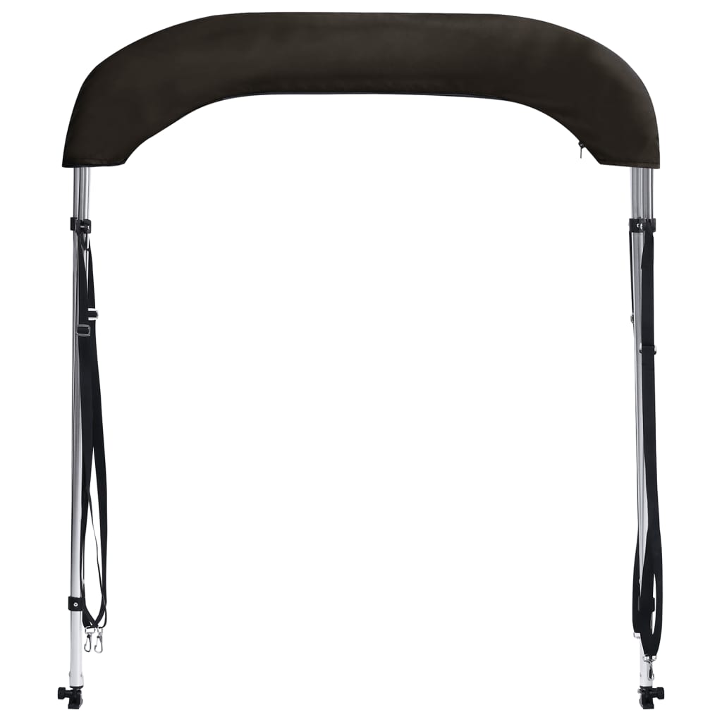 biminitop med 2 buer 180x130x110 cm sort