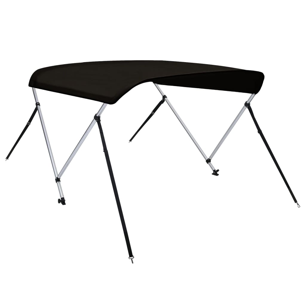biminitop med 2 buer 180x150x110 cm sort