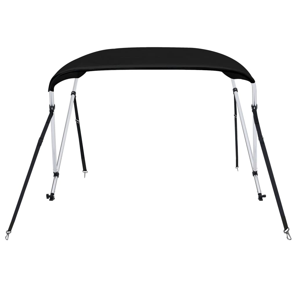biminitop med 2 buer 180x150x110 cm sort