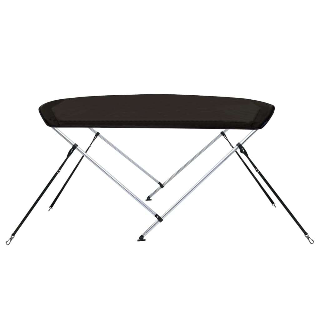 biminitop med 2 buer 180x150x110 cm sort