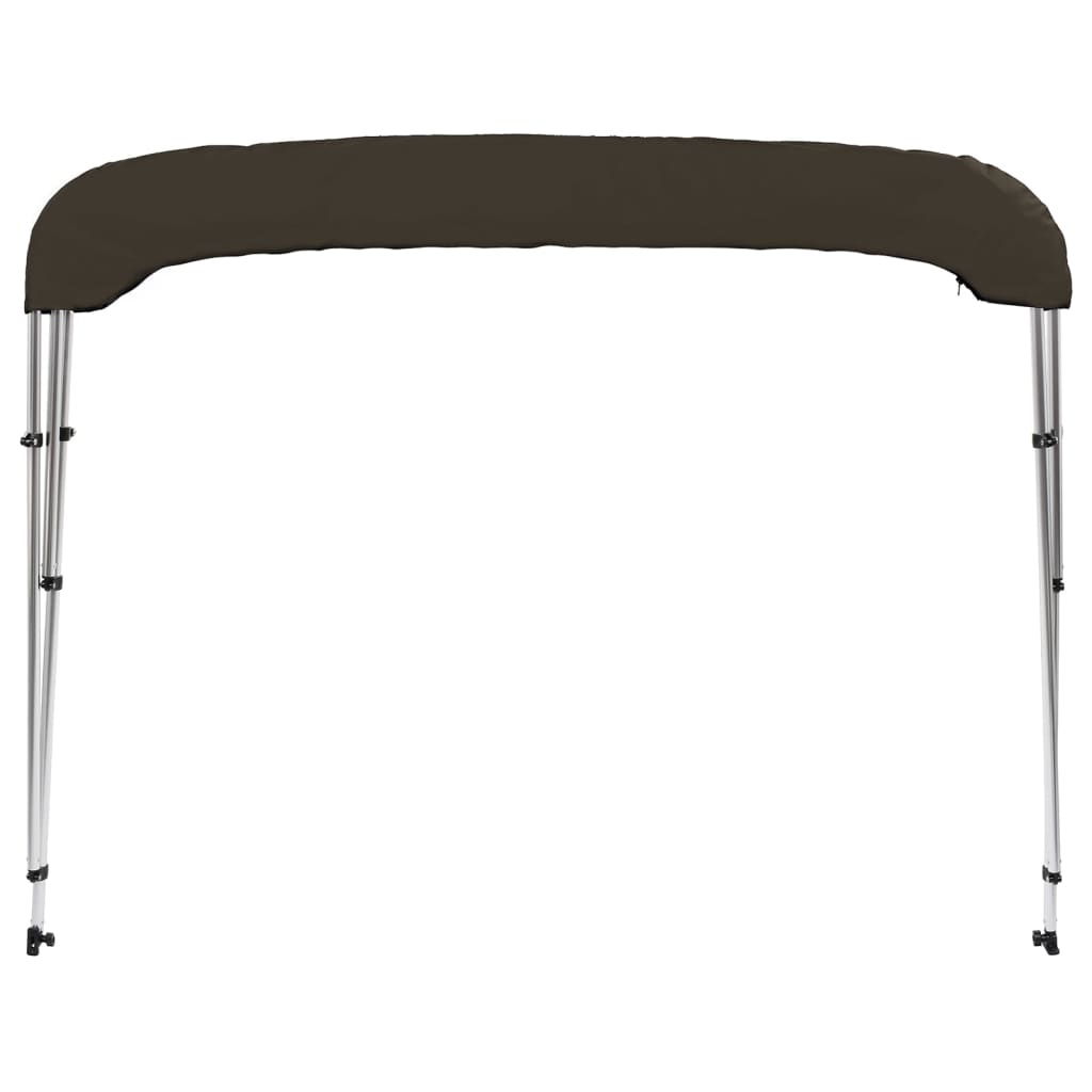 biminitop med 3 buer 183x140x137 cm sort