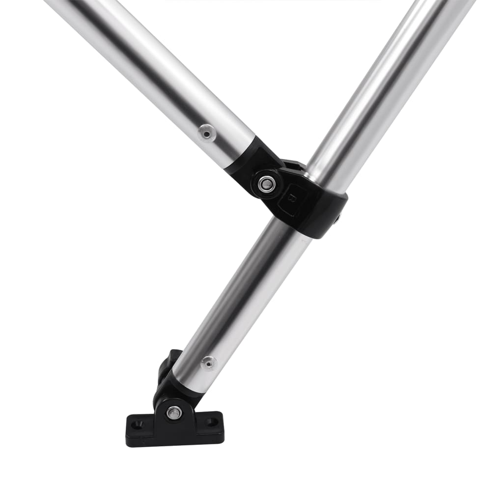 biminitop med 3 buer 183x140x137 cm sort