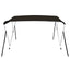 biminitop med 3 buer 183x160x137 cm sort