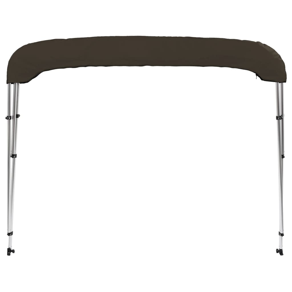 biminitop med 3 buer 183x180x137 cm sort