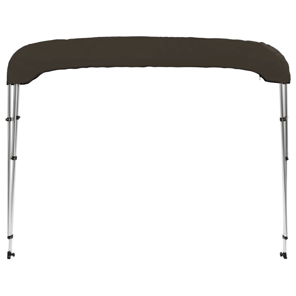 biminitop med 3 buer 183x196x137 cm sort