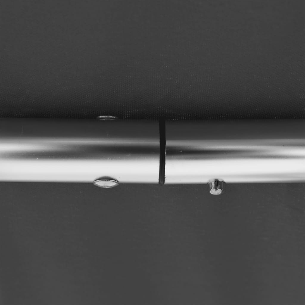 biminitop med 4 buer 243x196x137 cm sort