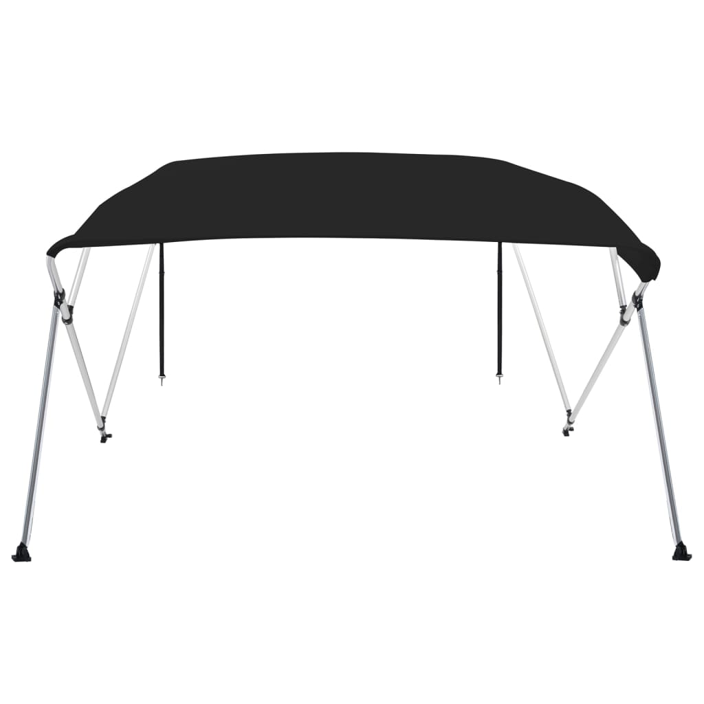 biminitop med 4 buer 243x210x137 cm sort