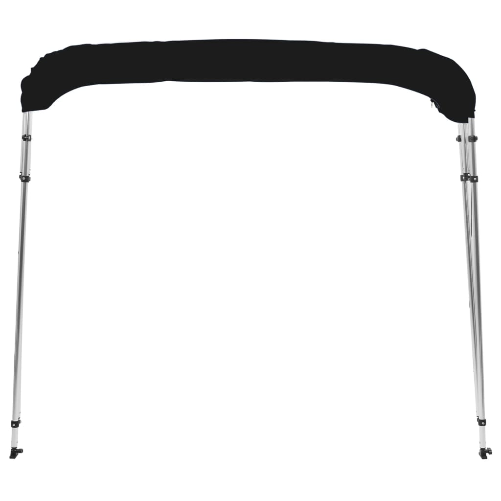 biminitop med 4 buer 243x244x137 cm sort