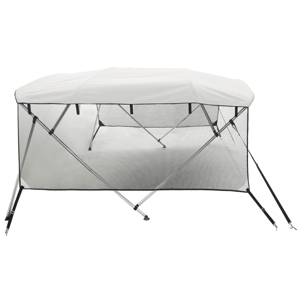 biminitop med 4 buer og sidevægge 243x(170-182)x137 cm