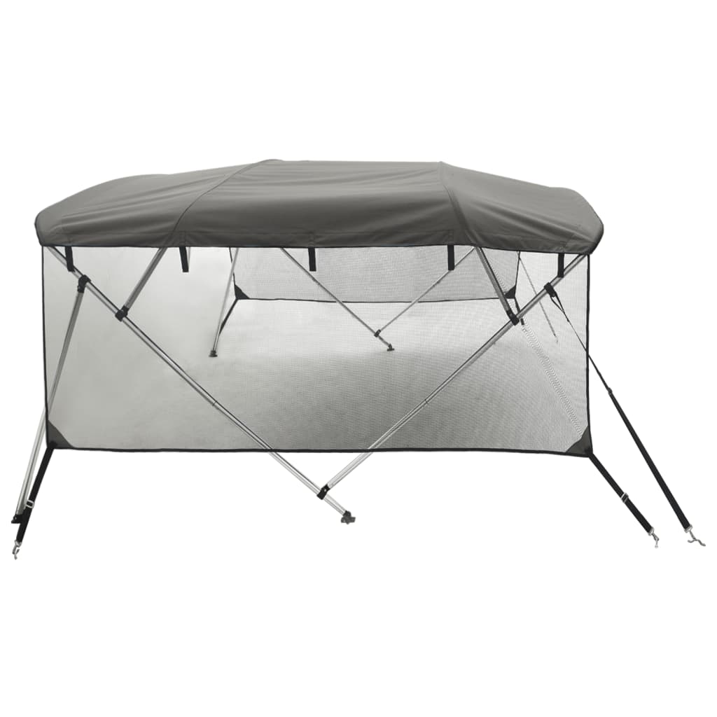biminitop med 4 buer og sidevægge 243x(230-244)x137 cm