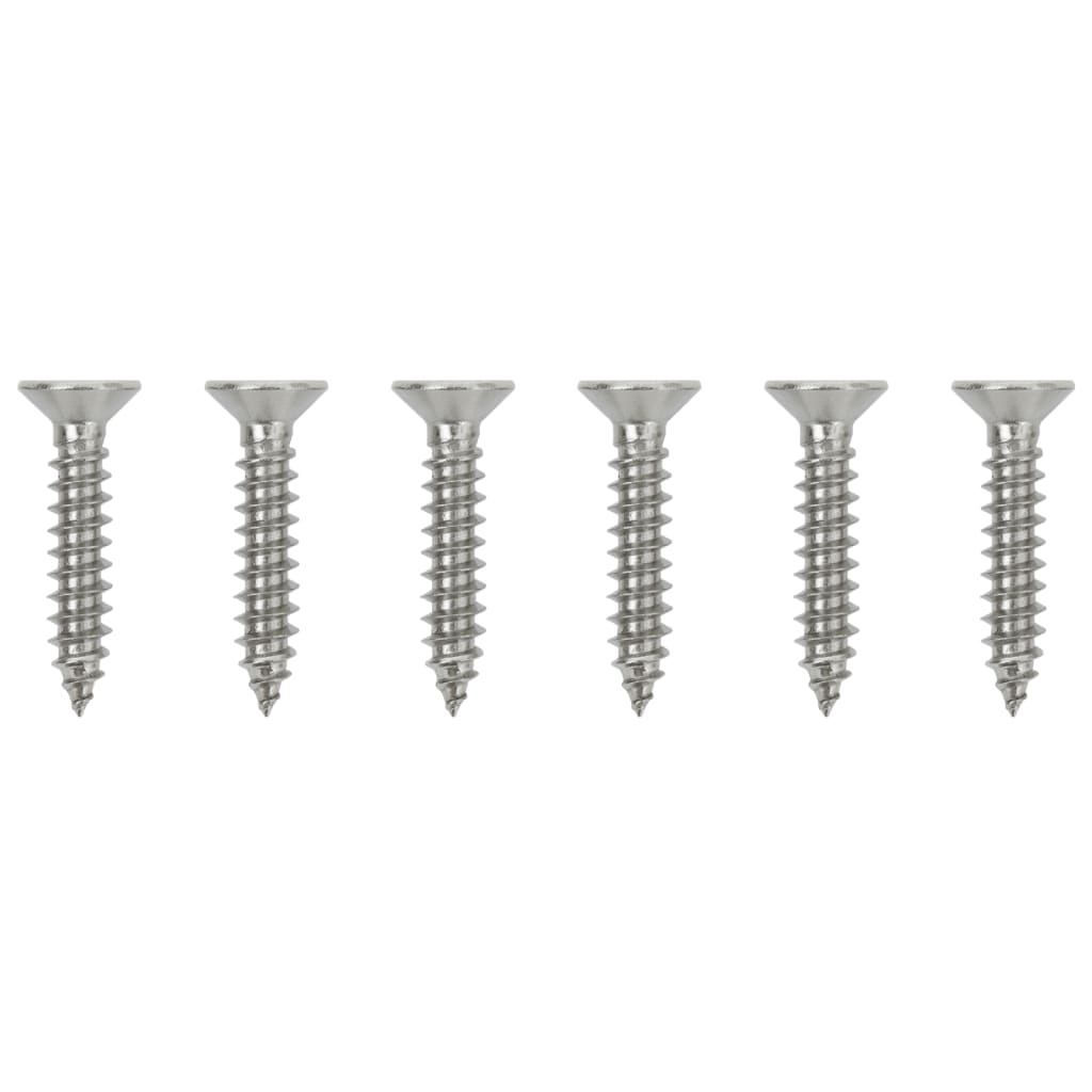 runde bimini-baser 2 stk. til 26 cm rør rustfrit stål