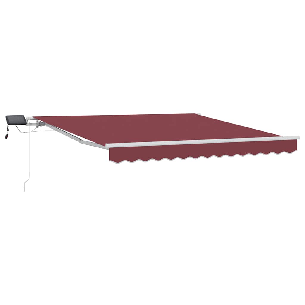 Udtrækkelig markise Bordeaux 300 x 250 cm Stof og aluminium