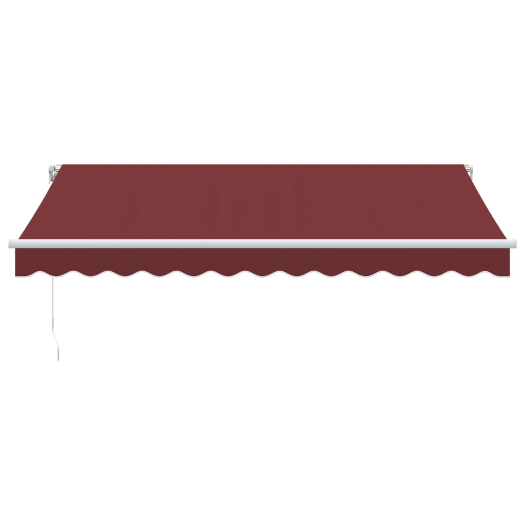 Udtrækkelig markise Bordeaux 350 x 250 cm Stof og aluminium