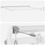 markise med LED-lys 450x300 cm automatisk betjening bordeaux