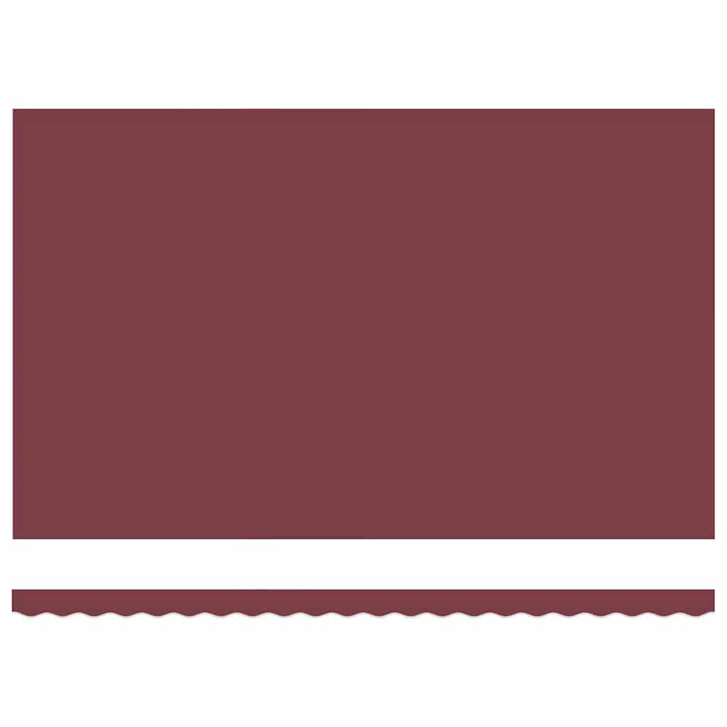 markise med LED-lys 500x300 cm automatisk betjening bordeaux