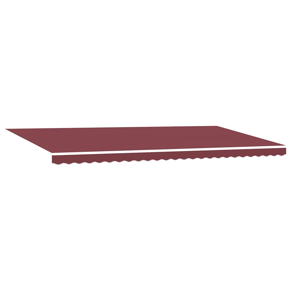 Udtrækkelig markise Bordeaux 600 × 300 cm Stof og aluminium