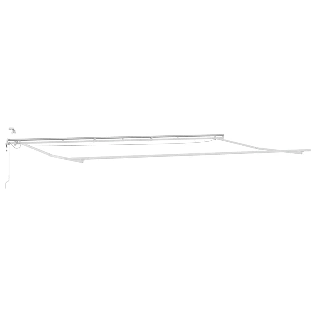 markise med LED-lys 600x300 cm automatisk betjening bordeaux