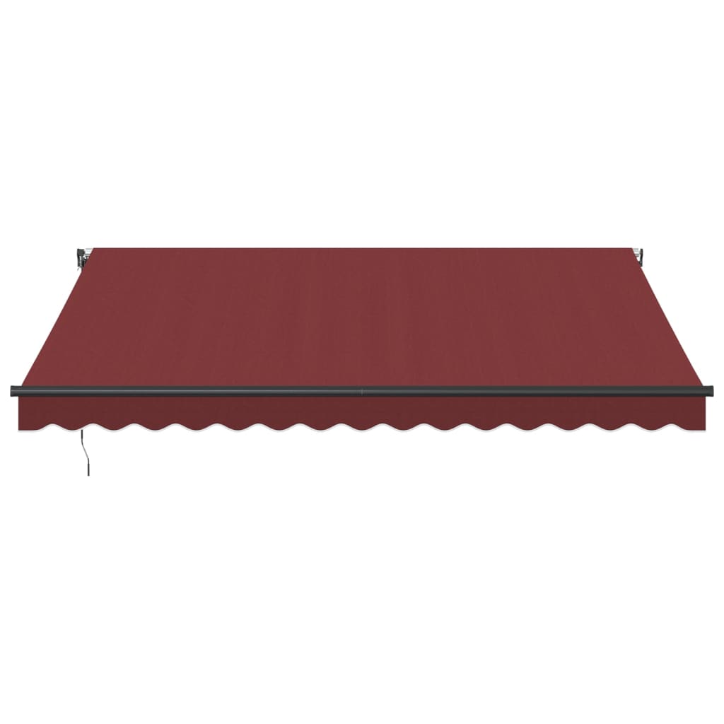 Udtrækkelig markise Bordeaux 400 × 350 cm Polyester