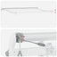 markise med LED-lys 400x300 cm automatisk betjening brun