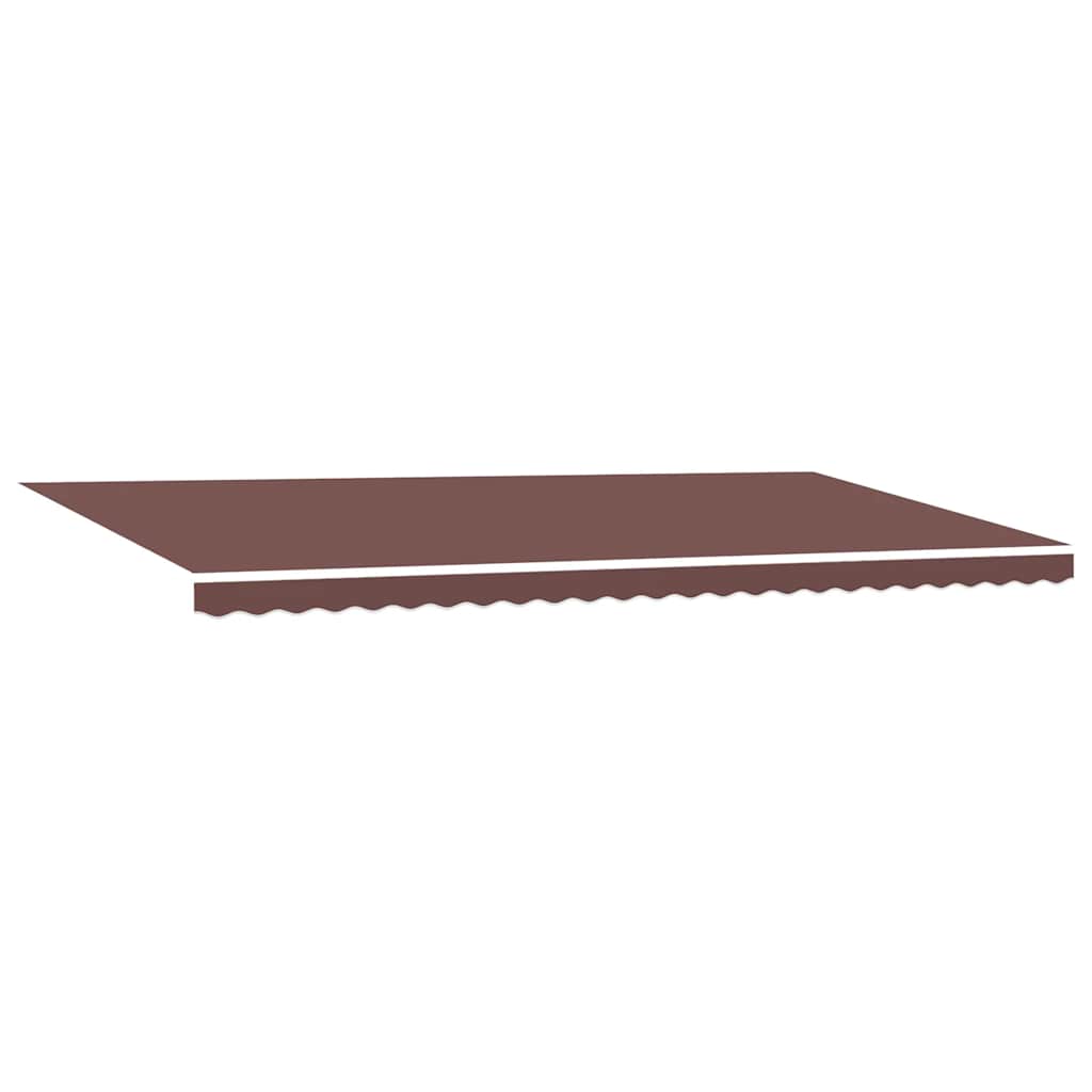 markise med LED-lys 600x300 cm automatisk betjening brun