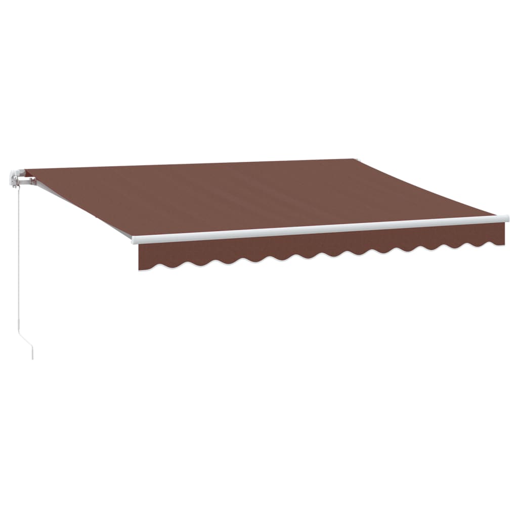 markise 350x250 cm manuel betjening brun