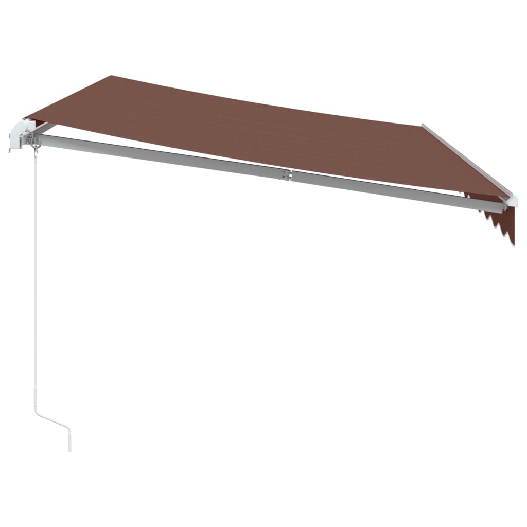 markise 350x250 cm manuel betjening brun