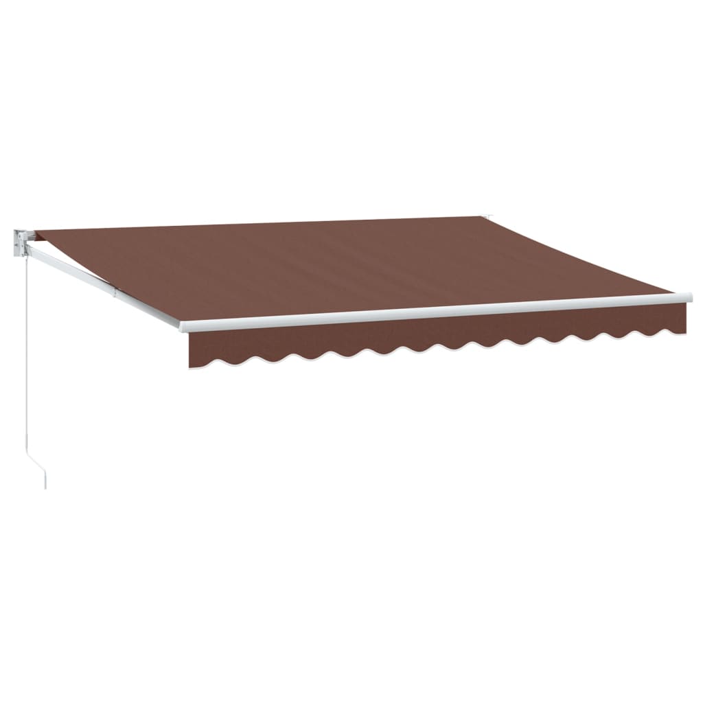 markise 350x250 cm manuel betjening brun