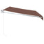 markise 350x250 cm manuel betjening brun
