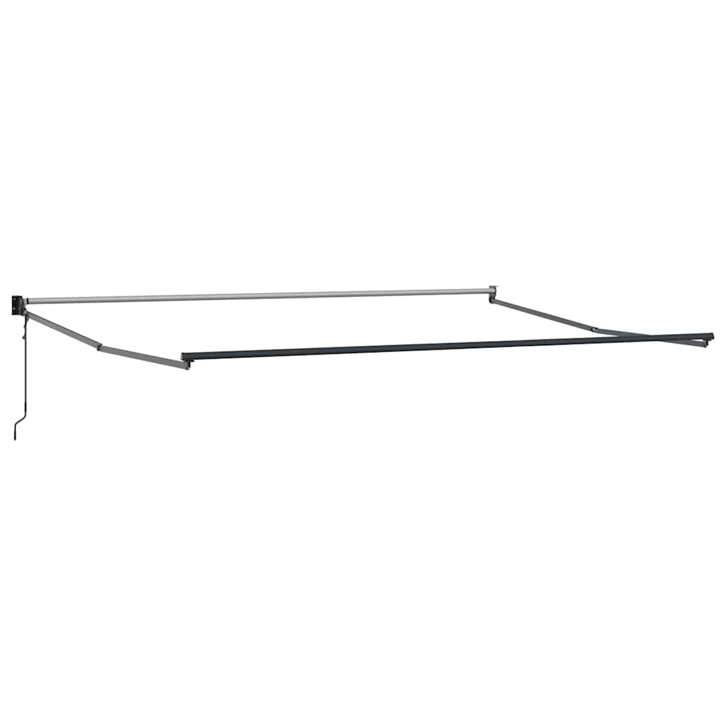 markise 450x300 cm automatisk betjening brun