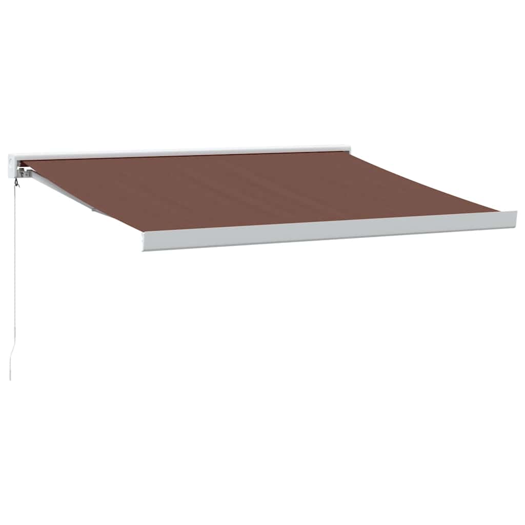 markise 350x250 cm manuel betjening brun