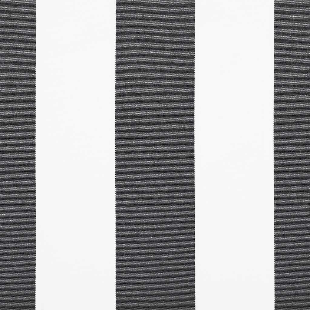 markise 400x300 cm manuel betjening antracitgrå og hvid