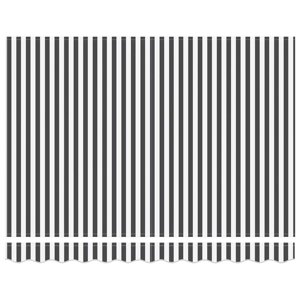 markise 300x250 cm manuel betjening antracitgrå og hvid