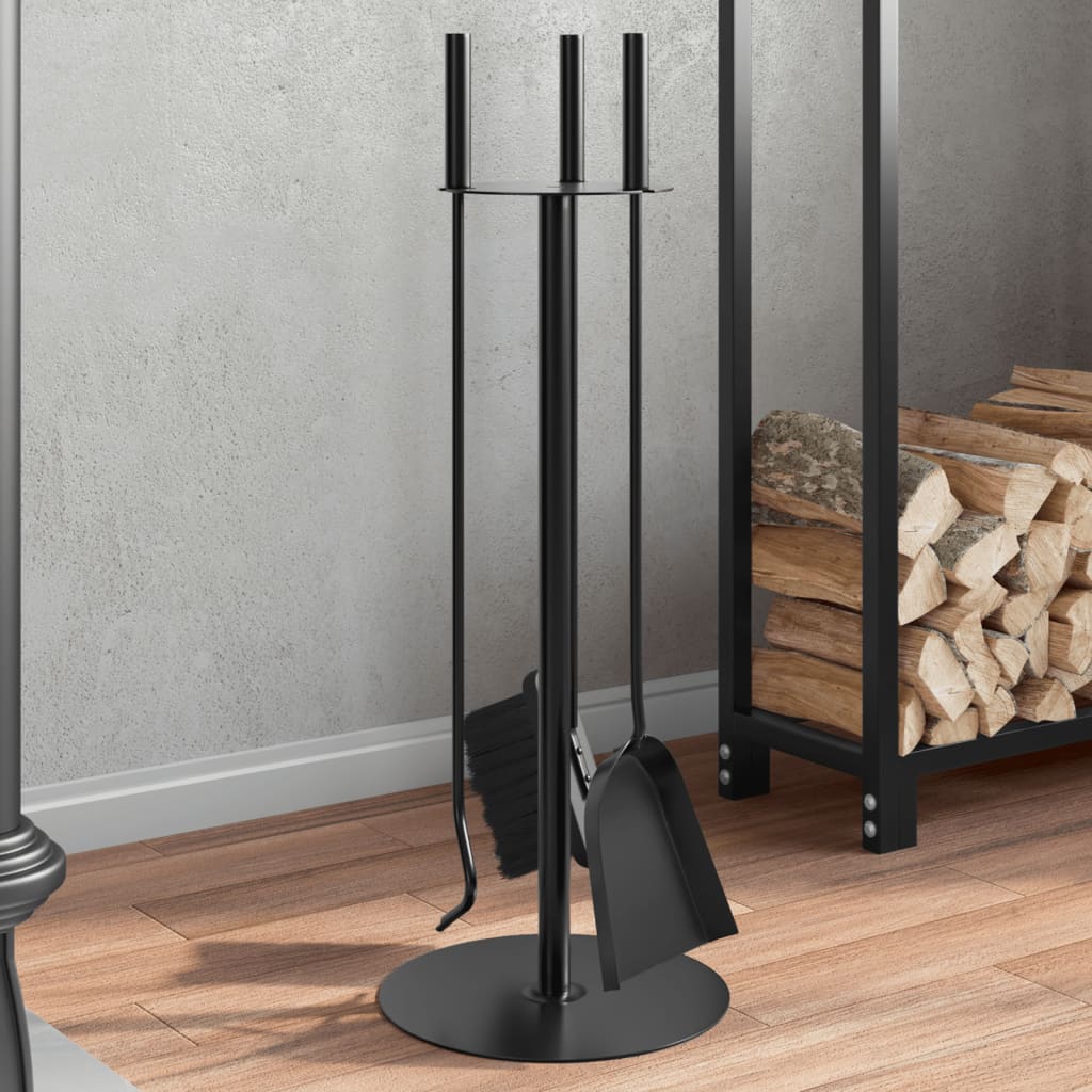 4-delt pejsværktøjssæt 22x59 cm stål