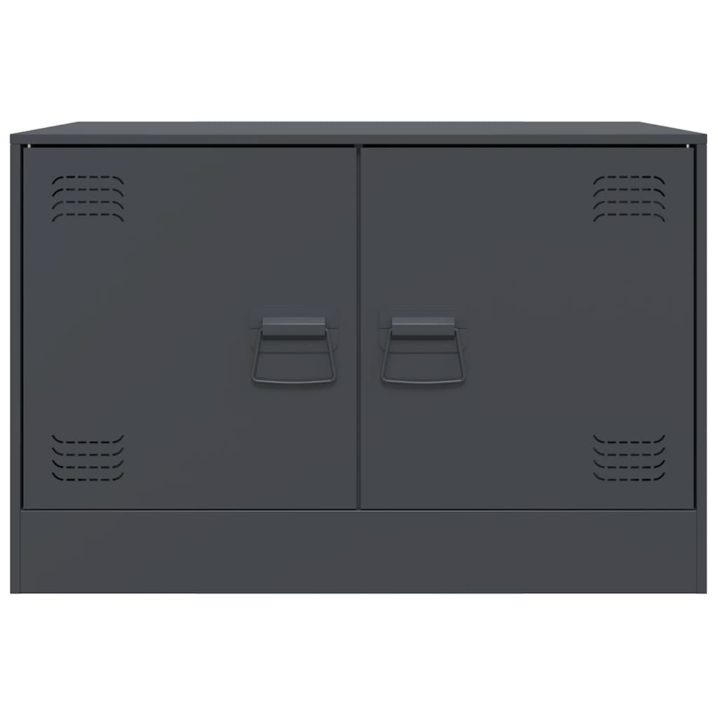 tv-borde 2 stk. 67x39x44 cm stål antracitgrå