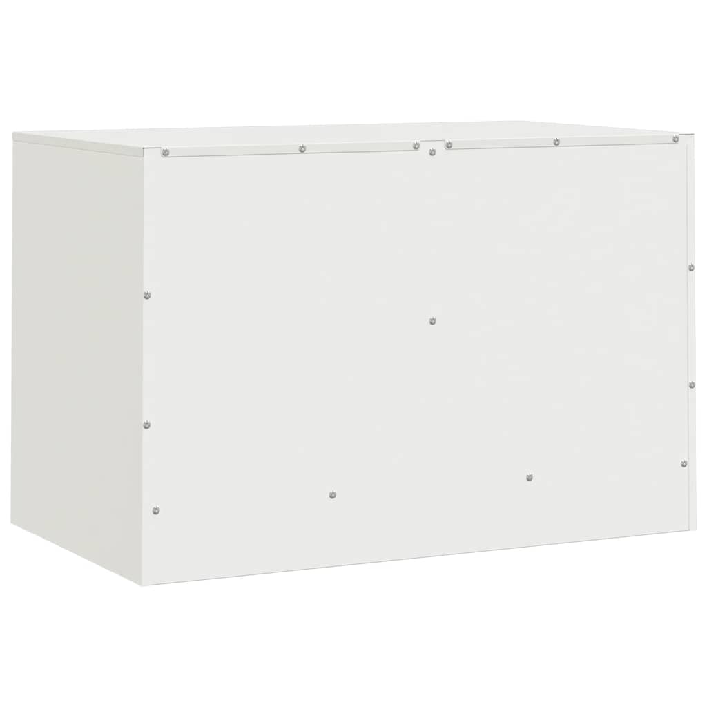 tv-bord 67x39x44 cm stål hvid